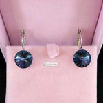 Swarovski Crystal Bella Earrings Rhodium Plating 12mm - Ai NeDefault Category