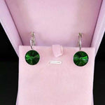 Swarovski Crystal Bella Earrings Rhodium Plating 12mm - Ai NeDefault Category