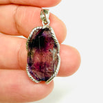 Very Rare!! Stunning Super 7 Pendant in 925 Silver 22mm x 12mm