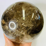 4.7 kg Smoky Rutile Extra Large Sphere | All Chakras - Ai NeGifts & Crystals