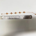 925 Silver 18kt Rose Gold Plated Candy Tourmaline Flower Bracelet - Ai NeJewellery