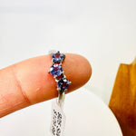 925 Sterling Silver Authentic Tanzanite Crystal Ring | Spiritual Awareness Intuition Transformation - Ai NeDefault Category