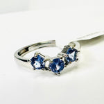 925 Sterling Silver Authentic Tanzanite Crystal Ring | Spiritual Awareness Intuition Transformation - Ai NeDefault Category