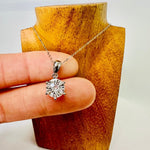 925 Sterling Silver Clear Quartz Crystal Pendant - Ai NeGifts & Crystals