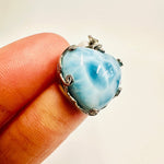 925 Sterling Silver Larimar Heart Crystal Pendant | Soothing - Ai NeDefault Category