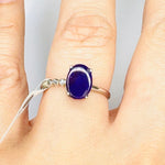 925 Sterling Silver Oval Shaped Sugilite Crystal Ring | Spiritual Growth Protection Healing - Ai NeDefault Category