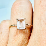 925 Sterling Silver Rose Gold Plated Ring Crystal Gemstone Rose Quartz - Ai NeDefault Category