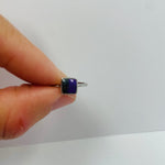 925 Sterling Silver Square Sugilite Crystal Ring | Spiritual Growth Protection Healing - Ai NeDefault Category