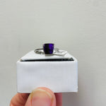 925 Sterling Silver Sugilite Crystal Ring | Spiritual Growth Protection Healing - Ai NeDefault Category