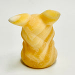 Yellow Calcite Crystal pikachu Pokemon 4.9cm