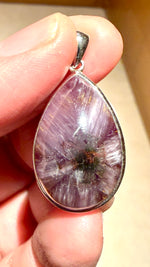 Very Rare!! Stunning Traphiche Amethyst Pendant in 925 Silver 25mm x15mm