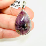Very Rare!! Stunning Traphiche Amethyst Pendant in 925 Silver 25mm x15mm