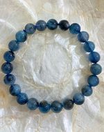 Certified! Black Devil Aquamarine Crystal Bracelet 8mm