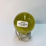 Natural Citrine Sphere Crystal of Abundance 248 g