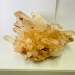 Rare!! large Orange Himalayan Quartz Crystal Cluster