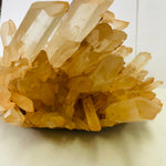 Rare!! large Orange Himalayan Quartz Crystal Cluster
