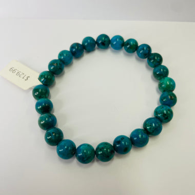 Chrysocolla Azurite Bracelet
