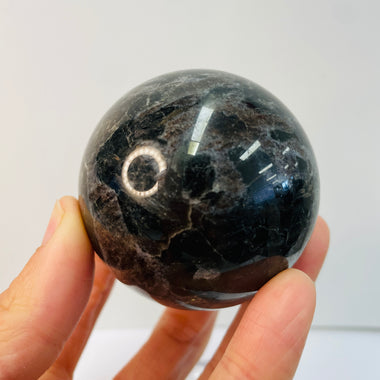 Astrophylite Garnet Crystal Sphere  315 grams |