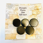 Genuine Russian Shungite Gemstone Phone Crystal Disks