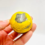 RARE Authentic High Quality Wasp  109 grams 4.5 cm diameter / Bumble Bee Jasper  Sphere