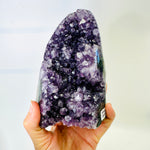 Amethyst Geode Cluster Stand Alone 1,694  grams