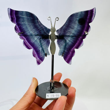 Fluorite Crystal Butterfly | Clarity Focus Spiritual Growth