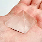Rose Quartz Crystal Pyramid - 3.3cm