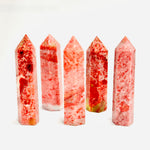 Thulite Crystal Point 90 grams | 9cm