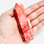 Thulite Crystal Point 90 grams | 9cm