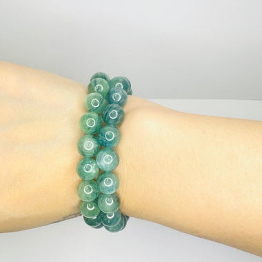 "AAA" Green Kyanite 9.5 mm Crystal Gemstone Bracelet - Ai NeDefault Category