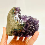 Amethyst Geode Cluster Stand Alone 1,024 grams - Ai Ne