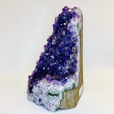 Amethyst Geode Cluster Stand Alone 1,582 grams - Ai Ne