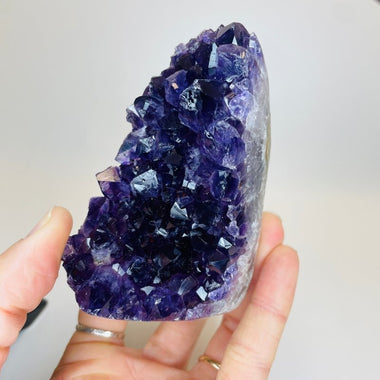 Amethyst Geode Cluster Stand Alone 309 grams - Ai Ne