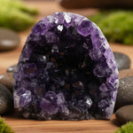 Amethyst Geode Cluster Stand Alone 439 grams - Ai Ne