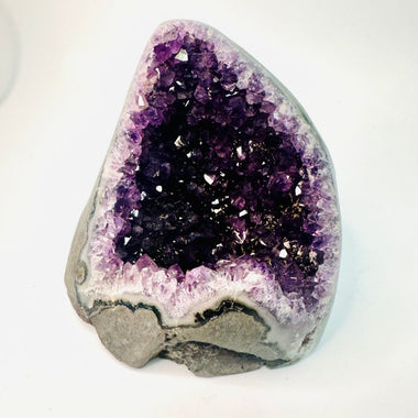 Amethyst Geode Cluster Stand Alone 480 grams - Ai Ne