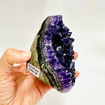 Amethyst Geode Cluster Stand Alone 660 grams - Ai Ne
