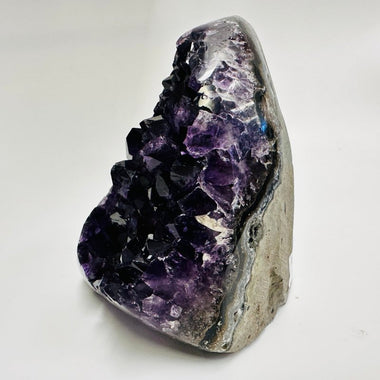 Amethyst Geode Cluster Stand Alone 877 grams - Ai Ne