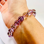 Ametrine Crystal Round Bead Bracelet 9 - 10mm - Ai NeGifts & Crystals