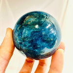 Apatite Crystal Sphere 6.5 cm | 484 grams - Ai Ne