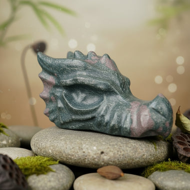 Astrophylite Garnet Crystal Dragon Head 760 grams | 12cm - Ai NeGifts & Crystals