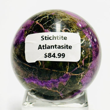 Atlantisite Stichtite Crystal Sphere 91 grams | 4cm - Ai NeDefault Category
