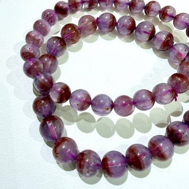 Auralite 23 Crystal Gemstone Bracelet 7.5 - 8mm - Ai NeJewellery