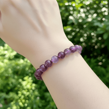 Auralite 23 Crystal Gemstone Bracelet 7.5-8mm - Ai NeJewellery