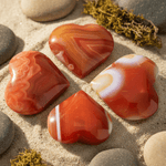 Authentic Carnelian Crystal Heart | choose size - Ai Ne