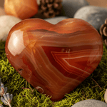 Authentic Carnelian Crystal Heart | choose size - Ai Ne