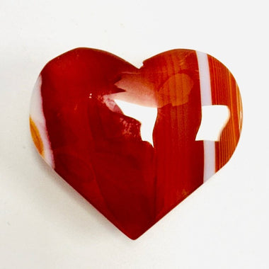 Authentic Carnelian Crystal Heart | choose size - Ai Ne