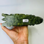 Authentic Green Jade Dragon Head 20 cm | Embrace Ancient Wisdom and Protective Energies - Ai NeDefault Category