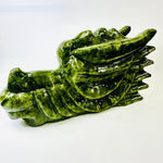 Authentic Green Jade Dragon Head 20 cm | Embrace Ancient Wisdom and Protective Energies - Ai NeDefault Category