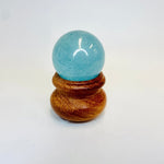 Authentic High Quality Aquamarine Crystal Sphere 26 grams 2.5cm - Ai Ne