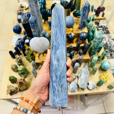 Authentic Kyanite Crystal Gemstones Tower 29cm - Ai NeDefault Category